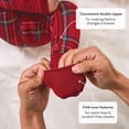 thumbnail image 4 of Pijama Little Sleepies Christmas, viscosa, bambú, 18-24 m, tela escocesa, 4 of 9