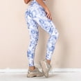 thumbnail image 3 of Ofreoo Womens High Waist Sports Tie-Dye Print Workout Bottom Yoga Pants Tight Leggings Yoga Pants Women Deal for Days Holiday Decor, 3 of 9