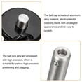 thumbnail image 2 of Stainless Steel Quick Release Pin 6mm Diameter Ball Locking Pin with Push Button Lanyard Cable Usable Length 25mm, 2 of 5