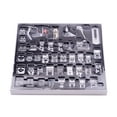 thumbnail image 4 of Zootealy 42 Pcs Sewing Machine Presser Feet Set, Professional Sewing Crafting Presser Foot Feet for Janome Brother Singer Sewing Machine Parts & Accessories, Blind Stitch Darning Presser Feet Kit, 4 of 6