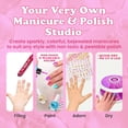thumbnail image 3 of Kit de spa para pies Bubbly Girlz que brilla en la oscuridad con kit de pedicura, 3 of 7