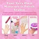 thumbnail image 3 of Kit de spa para pies Bubbly Girlz que brilla en la oscuridad con kit de pedicura, 3 of 7