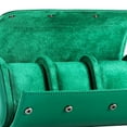 thumbnail image 6 of Segolike 3 Slots Watches Case Portable PU Luxury Retro Watches Organizer Wristwatch Display for Bracelet Trip Men Women , Green, 7.87x3.94x2.76inch StyleC-Green, 6 of 7