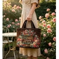 thumbnail image 4 of Patriotic Tote Bag for Women Large Capacity Shoulder Handbag 4th of July Independence Day Shopping Travel Beach Gym Bag 250th Anniversary Gift Hand Bags, 4 of 8