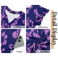 thumbnail image 6 of Fantaslook Summer Dresses for Women Ruffled Sleeve V Neck Dress Casual Floral Sundresses with Pockets, 6 of 9