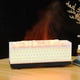 thumbnail image 3 of Xihbxyly Ofertas por menos de 10 dolares Humidificación de llama y simulación de escena nocturna ahuecada de vetas madera para el hogar, máquina de aromaterapia de nocturna portátil, 3 of 3