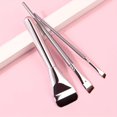 thumbnail image 2 of Flat Top Foundation Brush & Slanted Eyebrow Brush, Professional Cosmetic Tools Makeup Brushes For Flawless Application, 2 of 5