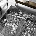 thumbnail image 3 of HR HANDCRAFT RUGS HR Modern Contemporary Abstract Area Rug Gray - 7'8" X 10', 3 of 5