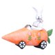thumbnail image 3 of Figura de conejo de Pascua de resina para coche, 7,8 x 7 x 6,3 pulgadas, decorativa para el hogar, la oficina y el escritorio. Naranja, 3 of 9