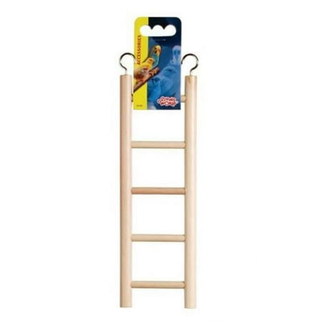Living World Wood Ladders for Bird Cages(12.5" High - 7 Step Ladder) - DS