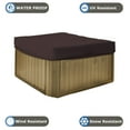 thumbnail image 2 of COVERS&ALL Hot Tub Cover/Spa Cover 12 Oz Waterproof - 100% Weather Resistant Outdoor Square Spa Cover with Elastic for Snug Fit (14" H x 96" W x 96" D, Coffee), 2 of 7