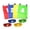 C002- Style B, variant on Potato Sack Race Bags, Student Games, 34X24 In, Kids Party Games, Group Activity, Numbered Markers, 4 Pc