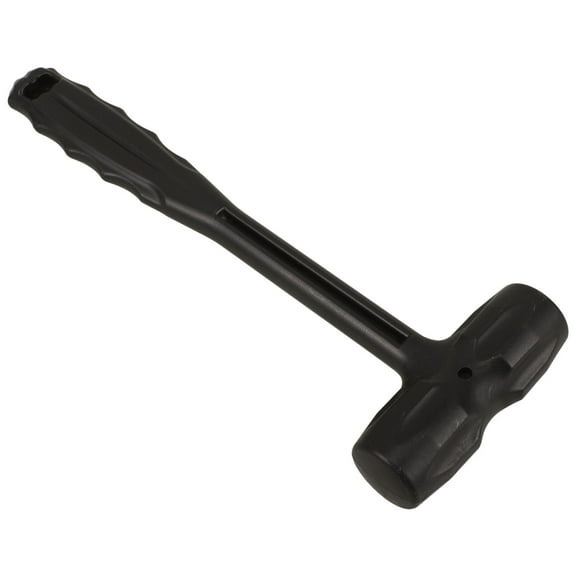Hemobllo Lightweight Black Rubber Mallet for Multi Use Household Repair and Flooring Projects