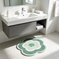 thumbnail image 3 of PYURTEP Flower Shaped Bathroom Rugs Non-Slip Layered Bath Mat Super Cute Quick Drying Bath Rugs, Floral Soft and Fluffy Floor Mat for Bathroom, 3 of 6