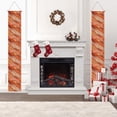 thumbnail image 7 of A Pair Of Decorative Banners 70.9×11.8in Can Be Reused And Easily Installed For Indoor Or Outdoor Or Anywhere Orange And Red Gold Marble, 7 of 7