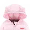 thumbnail image 4 of Boys And Girls Winter Novel Comfortable Soft Lovely Pure Color Children Hooded Small Cotton-padded Clothes,6M-5T, 4 of 6