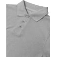 thumbnail image 2 of Ma Croix Kids Pique Polo Shirt Solid Plain Short Sleeve Uniform Regular Fit, 2 of 4