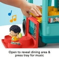 thumbnail image 3 of Fisher-Price Little People Serve It Up Food Truck Musical Toddler Toy Vehicle with 2 Figures, 3 of 6