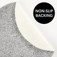 thumbnail image 4 of mDesign Microfiber Accent Rug Mat/Runner, 24" Diameter - Heather Gray, 4 of 8