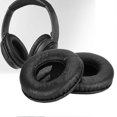 thumbnail image 4 of A Pair Of Universal Black Cotton Replacement Earphone Ear Pads Cushion For 75mm Headphone, 4 of 5