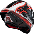 thumbnail image 2 of Alpinestars Supertech R10 Team Street Motorcycle Helmet - Black/Carbon Red/Gloss White / 2X-Large, 2 of 5
