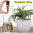 thumbnail image 2 of 10 Pack Plant Watering Stakes Automatic Devices Plant Self Drip Irrigation Slow Release Indoor Outdoor Terracotta Water Spikes for Potted Plants Flower (Dark Green Base), 2 of 7