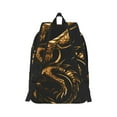 thumbnail image 2 of Yiaed Golden Dragon Tattoo Art Print Backpack, Premium Laptop Backpack, Travel Backpack for Women, Lightweight Backpacks, Comfortable Back Pack-Medium, 2 of 7