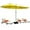 Yellow, variant on Ayge 15ft Rectangle Large Outdoor Patio Umbrellas with Base Included,Patio Double Table Umbrella with Crank Handle,Market Umbrella-UV Resistant,Heavy-Duty Pool Umbrella for Lawn, Backyard,Garden,Yard