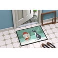 thumbnail image 4 of Carolines Treasures CK2044MAT Black Greyhound Snowman Christmas Door Mat Indoor Rug or Outdoor Welcome Mat 18x27 Doormat, 4 of 4