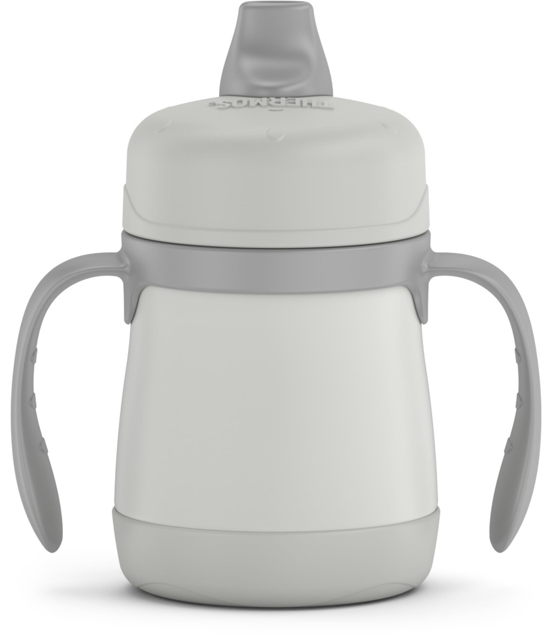 Thermos Baby 7 oz. Vacuum Insulated Stainless Steel Sippy Cup with Handles, Gray