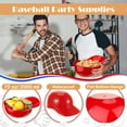 thumbnail image 4 of Trayknick Sports Party Ice Cream Bowl Baseball Hat Ice Cream Bowl Set 12pcs, 4 of 8