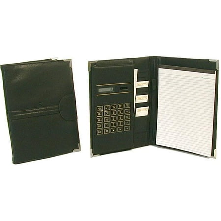 Bond Street 712211BLK Black Koskin Portfolio Writing Case