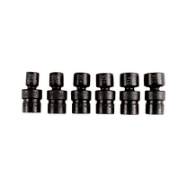 K-Tool 32500 6-pc 3/8" Drive Fractional Flex Impact Short Socket Set