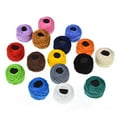 thumbnail image 5 of 16 Colors Crochet Cotton Yarn Balls Cross Stitch Needlepoint Hand Embroidery Knitting Threads, 5 of 10