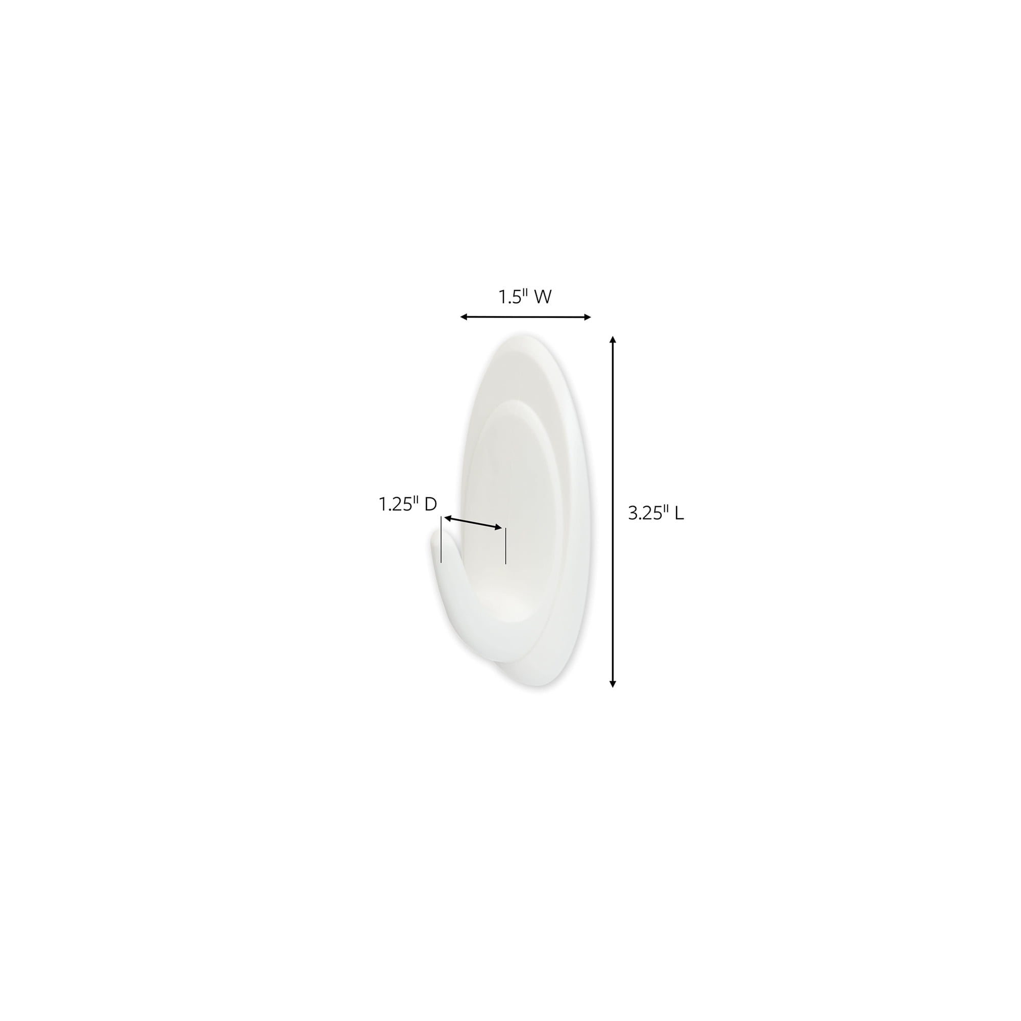 Command White Terrace Hook (Pack of 5)