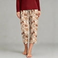thumbnail image 2 of Frostluinai Women's Halloween Pajama Pants Capri Lounge with Pockets Comfy Drawstring Pj Bottoms Spooky Season Casual Sleepwear S-XXXL, 2 of 7