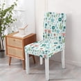 thumbnail image 7 of Dining Room Chair Covers 4pcs Spandex Super Fit Stretch Removable Washable Kitchen Chair Slipcovers for Home Party Hotel Wedding Ceremony, Universal Size (Bohemian), 7 of 7