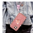 thumbnail image 6 of nancheng for T-Mobile Revvl 7 5G Case, for T-Mobile T Phone 2 5G Phone Case Women Cute Soft Silicone Glitter Cover with Ring Kickstand Shockproof Protective Case - Rose Gold, 6 of 7