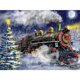 thumbnail image 2 of Cuadros Decorativos Tren de Navidad 5D DIY Diamond Painting Kits Full Square Drill Wall Art (F974) Tmvgtek embutido en tela, 2 of 9