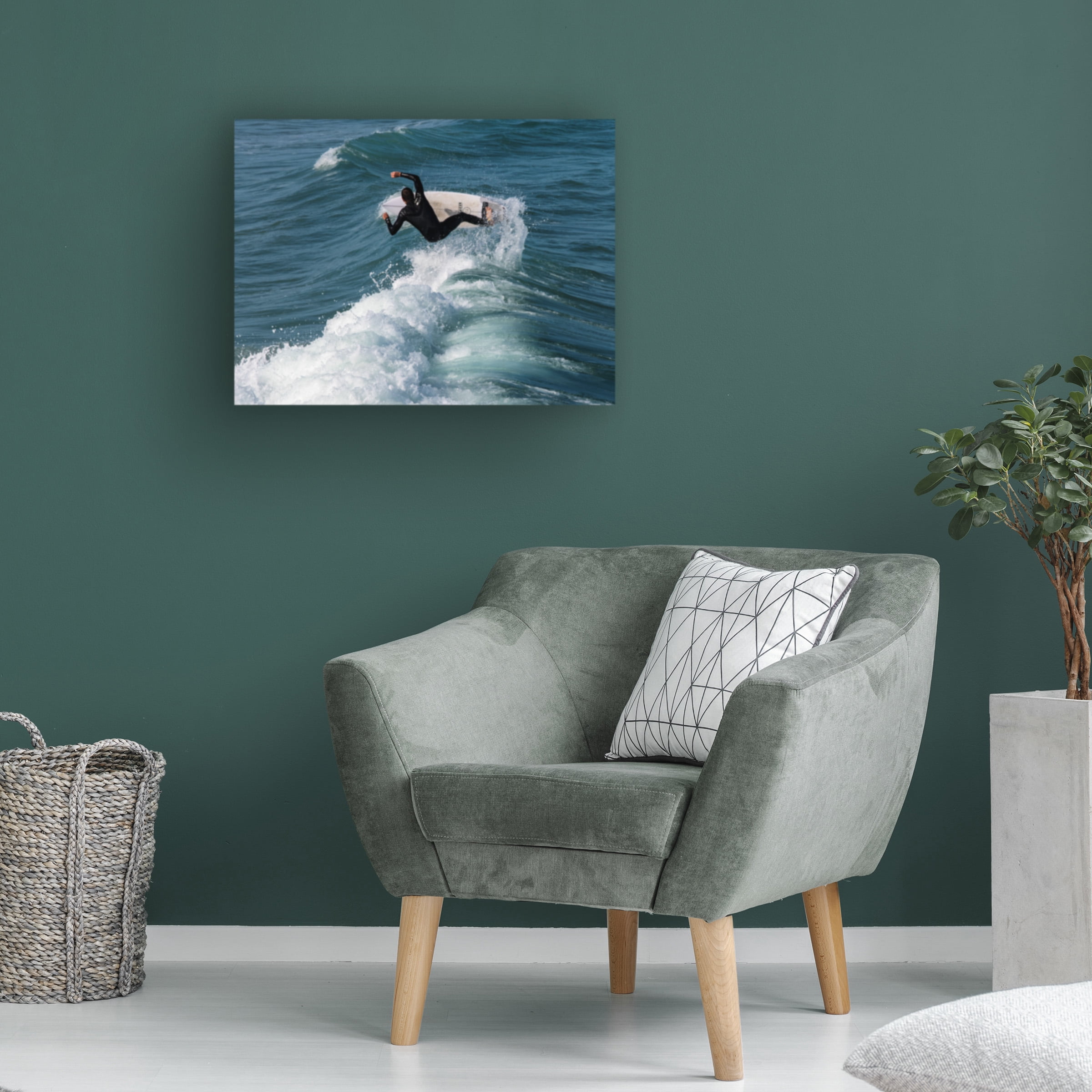 Robert Michaud 'Surfer 3' Canvas Art
