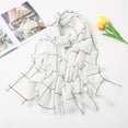 thumbnail image 4 of Ladies/Women's Lightweight Floral Print/Solid Color mixture Shawl Scarf For Spring Summer season,White, 4 of 6