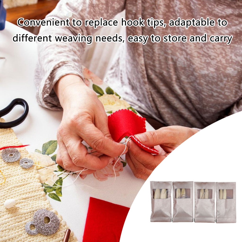 CIYISON 1Pair Large Circular Wood Knitting Needle Set with 80cm Cable Interchangeable Circular Knitting Needle for Professional