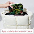thumbnail image 6 of Tropical Plants Velvet Portable Jewelry Stand with Removable Compartment - Travel Organizer, Earring Holder, and Organizer Box - Gift, 6 of 7