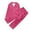 Hot Pink, variant on LUOGENLI Girls Pajamas Size 8 Children's Christmas Print Long Sleeve Trousers Cardigan Children's Pajamas Two Sets Girls Pajamas Size 7 5-6 Years