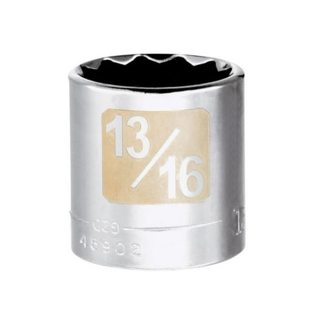 Craftsman 13/16 in. x 3/8 in. drive SAE 12 Point Standard Socket