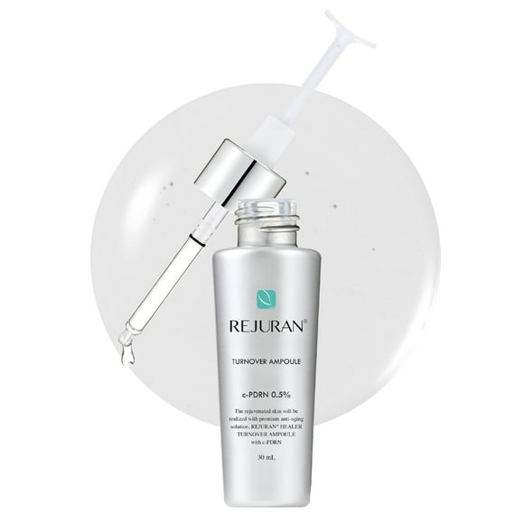 REJURAN® Turnover Ampoule, c-PDRN® - Anti-Aging Face Serum for Firmness, Radiance, and Youthful Skin. Korean Skin Care, Clinically Developed (1.01 fl oz)