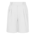 thumbnail image 4 of Maqroz Athletic Shorts for Boys Elastic Waist Mid Thigh Short Pants Casual Loose Fashion Solid Color Bottoms for Summer Occasions and Activities, Size 14-15 Years, 4 of 7