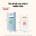 thumbnail image 3 of Dream on Me Moonlight 130 Coil Crib & Toddler Innerspring Mattress, 3 of 8