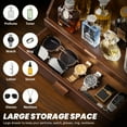 thumbnail image 4 of Cologne Organizer for Men, Wood Perfume Organizer Storage with Drawer & Acrylic Panel-Large, 4 of 5