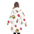 thumbnail image 2 of goowrom Pyjama pour Enfants Couverture Réversible avec Animaux et Capuche, 2 of 9